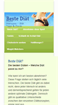 Mobile Screenshot of beste-diaet.net