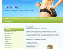 Tablet Screenshot of beste-diaet.net